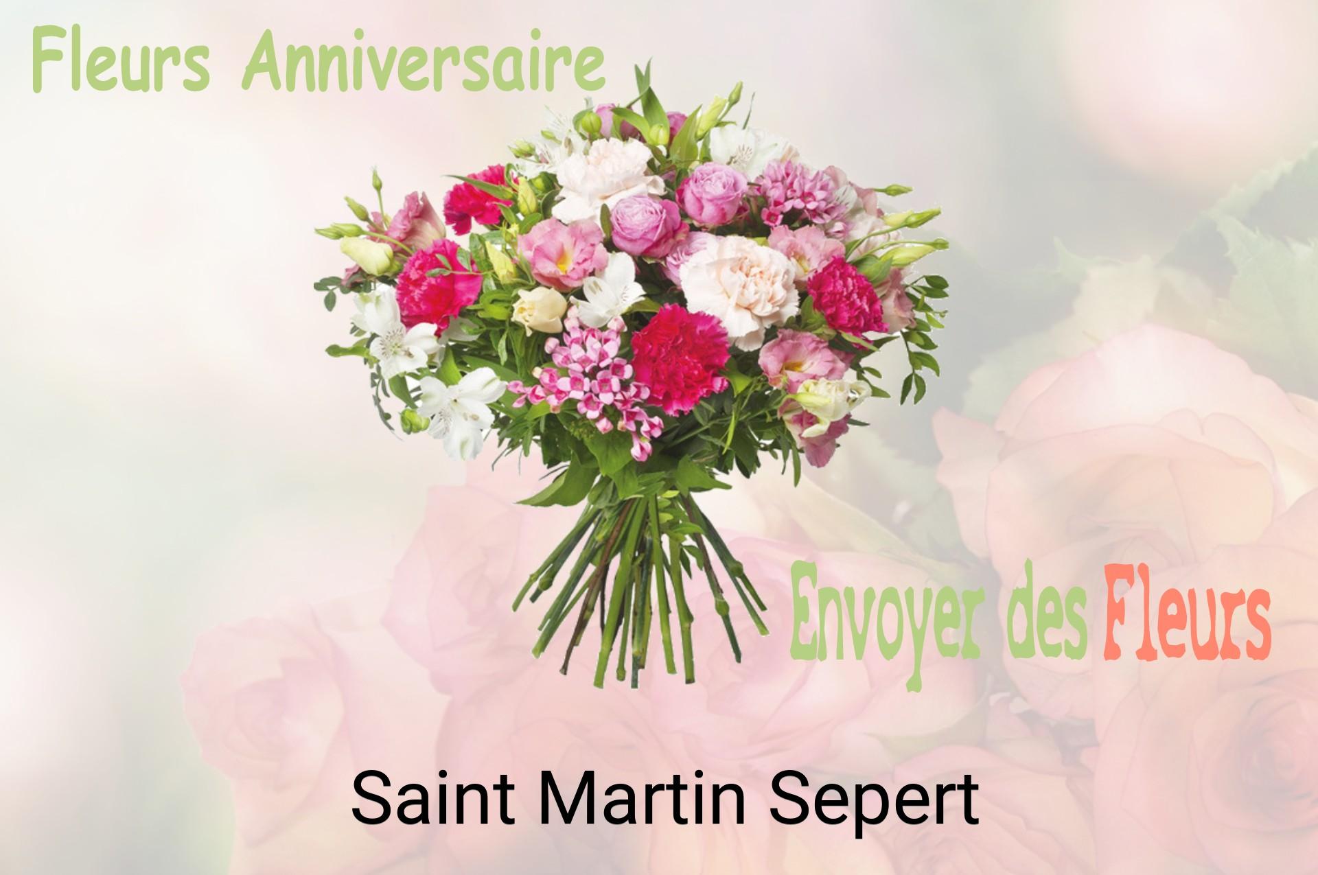 Bouquet de fleurs d’anniversaire livré à Saint-Martin-Sepert