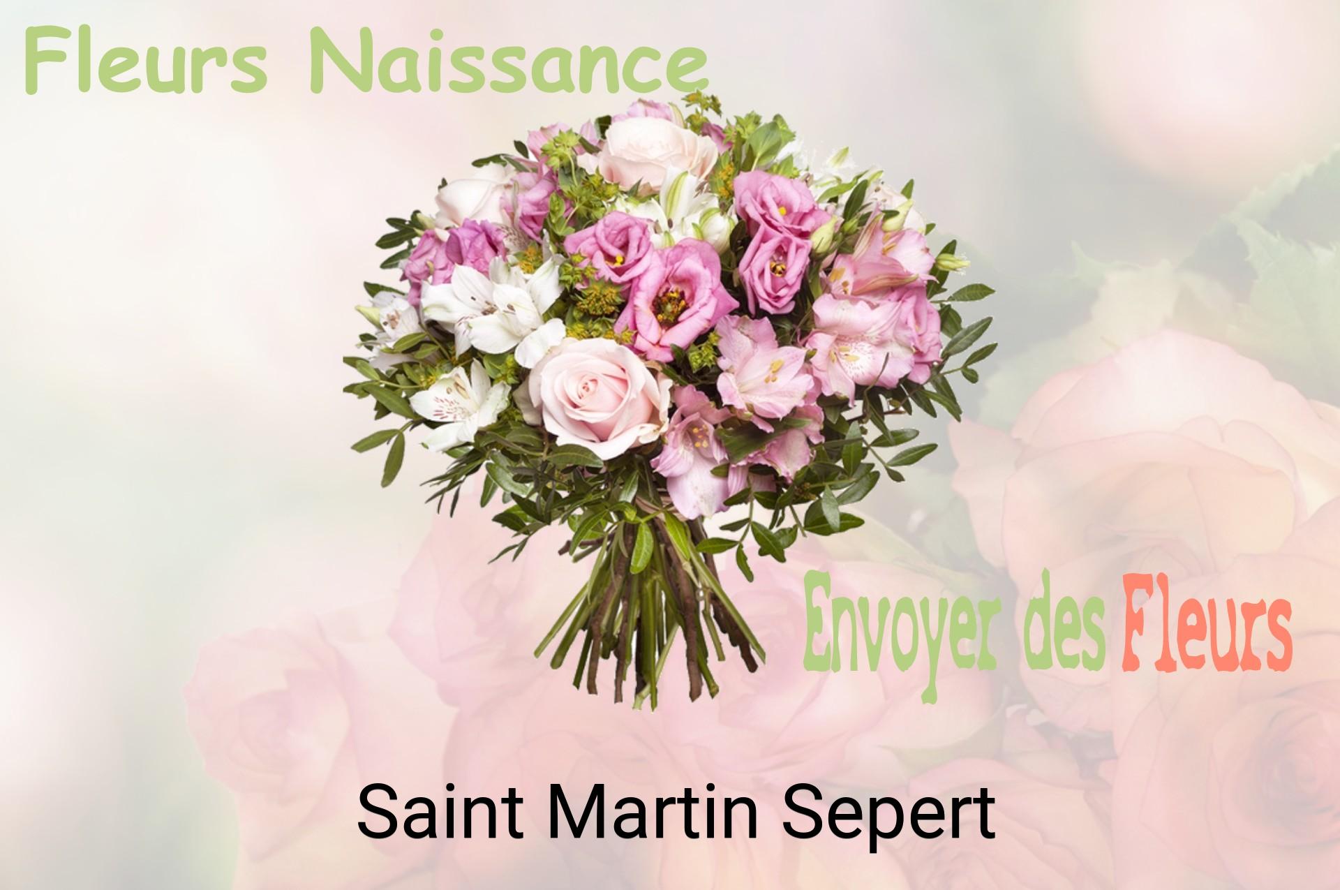Bouquet de fleurs de naissance livré à Saint-Martin-Sepert